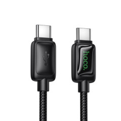 Cable with LCD USB C to USB C Hoco 3A 60W 1