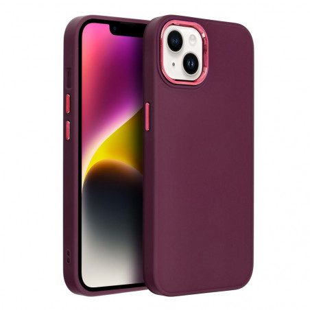 BACK-CASE FRAMED purple für APPLE iPhone 14