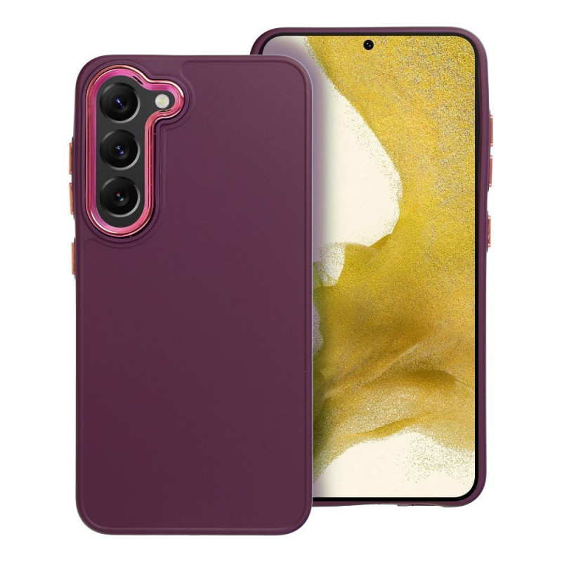 Case for Samsung S23 Frame purple Case for Samsung S23 Frame purple