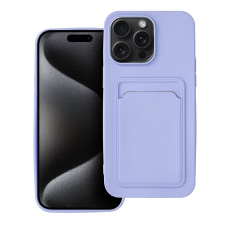 Case for iPhone 15 PRO MAX Card Case purple
