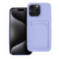 Case for iPhone 15 PRO MAX Card Case purple