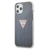 GUESS case for IPHONE 12 Pro Max GUHCP12LPCUJULDB (Jeans Collection) navy blue