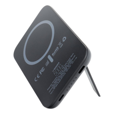 Powerbank Veger MagOn Kick (V0553P / W0553P) PD QC3.0 2A 20W 5000 mAh with wireless charging black