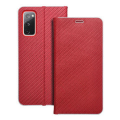 LUNA Book Carbon for SAMSUNG S20 FE / S20 FE 5G red