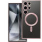 Case for Samsung S25 EDGE Electro Mag Cover compatible with MagSafe rose-gold
