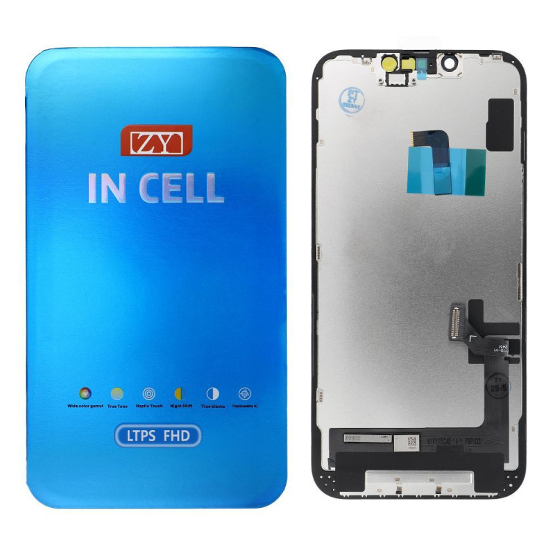 ZY LCD Display for IPHONE 14 FFHD-900p Incell (Change IC) ZY LCD Display for IPHONE 14 FFHD-900p Incell (Change IC)