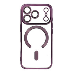 Case for iPhone 17 PRO Electro Mag Cover compatible with MagSafe purple
