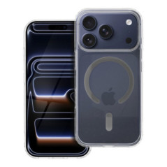 Case for iPhone 17 Pro Drop Glue Colorful Ring Mag Cover compatible with MagSafe gray