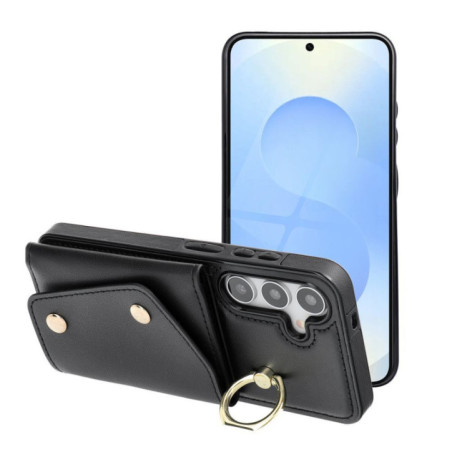 Case for Samsung S25 EDGE Wonder with wallet black
