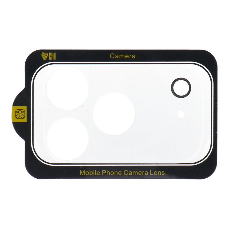 5D Full Glue Camera Tempered Glass - for iPhone 17 Pro Transparent