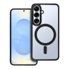 Case for Samsung S25 Color Edge Mag Cover compatible with MagSafe black