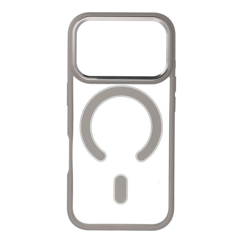 Case for iPhone 17 PRO Color Edge Mag Cover compatible with MagSafe titanium-gray