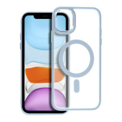 Case for iPhone 11 Matte Mag Cover compatible with MagSafe blue