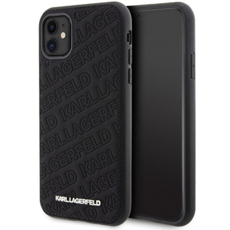 KARL LAGERFELD case for IPHONE 11 KLHCN61PQKPMK (Quilted K Pattern) black