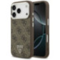 GUESS case for IPHONE 17 Pro compatible with MagSafe GUHMP17LP4TSRCMW (PU 4G W/Triangle Logo SL) brown