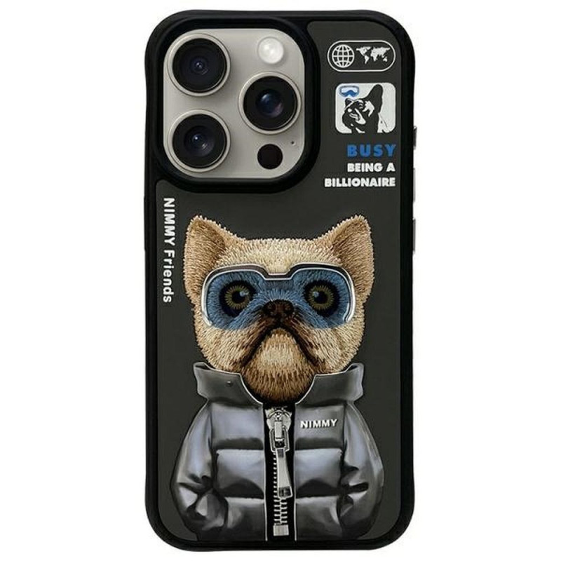 NIMMY case COOL&CUTE 2.0 Dog for IPHONE 15 Pro Max black