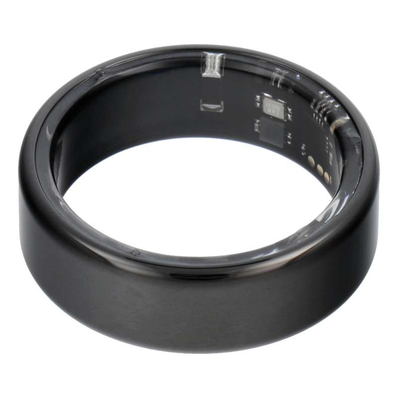 Smart Ring R11M - smart steel ring with charging box Size 8 (18,1mm) black Smart Ring R11M - smart steel ring with charging box Size 8 (18,1mm) black