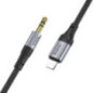 Cable AUX Lightning to Jack 3,5 mm Hoco 1 m UPA26 black