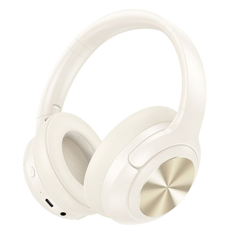 Wireless headphones Hoco ANC W54 milky white