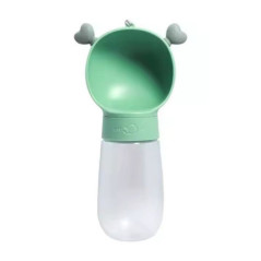 Dog outdoor drinking cup green