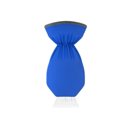 Car snow scraper blue