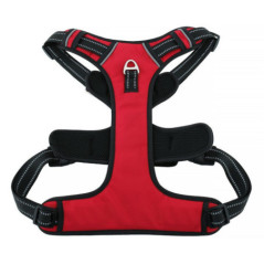 Dog harness OXFORD A size M red black