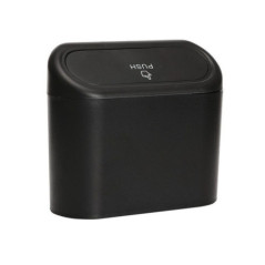 Car rubbish storage bin black