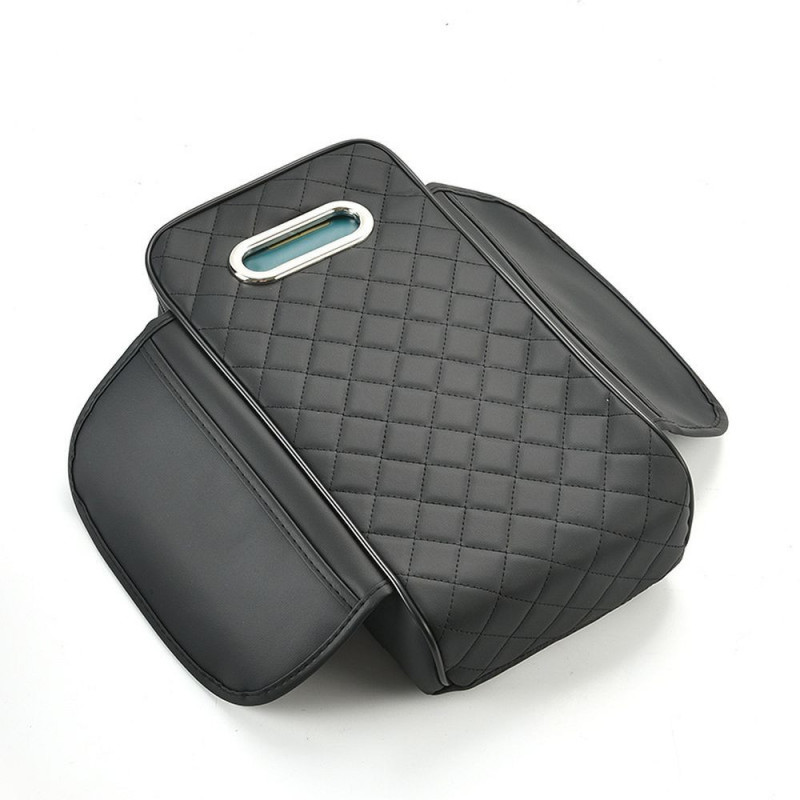Seat armrest box heightening storage bag black Seat armrest box heightening storage bag black