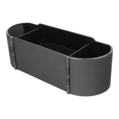 Seat back storage box black