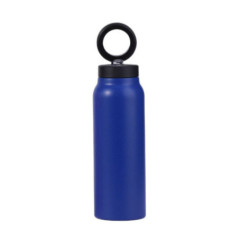 Magnetic holder compatible with MagSafe with 750ml container blue