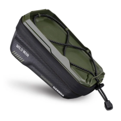 WILDMAN traveling bag for bike frame with zipper 1L ( 4"- 7") GX220X green