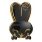 Phone stand RABBIT - stick-on - black