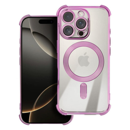 Case for iPhone 17 PRO compatible with MagSafe Antishock Electro purple