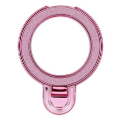 Phone stand CIRCLE GLITTER - stick-on - pink