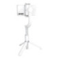 Selfie stick with wireless remote control tripod with stabilizer GIMBAL SSTR-L08 white