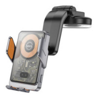 Wireless car phone holder Hoco 15 W windshield / dashboard HW8 black
