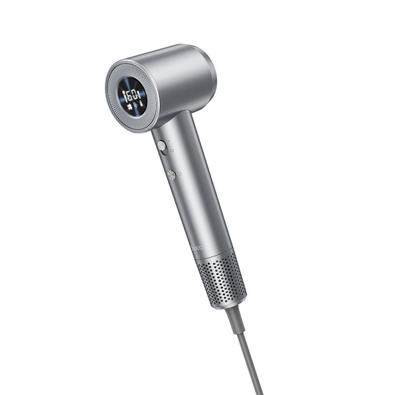 EOL Hair dryer with ionization Hoco with digital display HP10 gray EOL Hair dryer with ionization Hoco with digital display HP10 gray