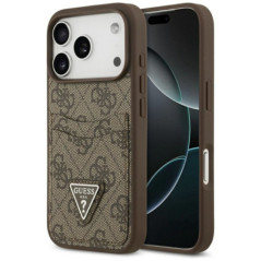 GUESS case for IPHONE 17 Pro GUHCP17LP4TPW (4G Double Card Triangle) gold