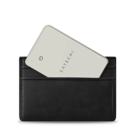 Locator compatible with Apple Find My Satechi card shape ST-LFAWCW sand