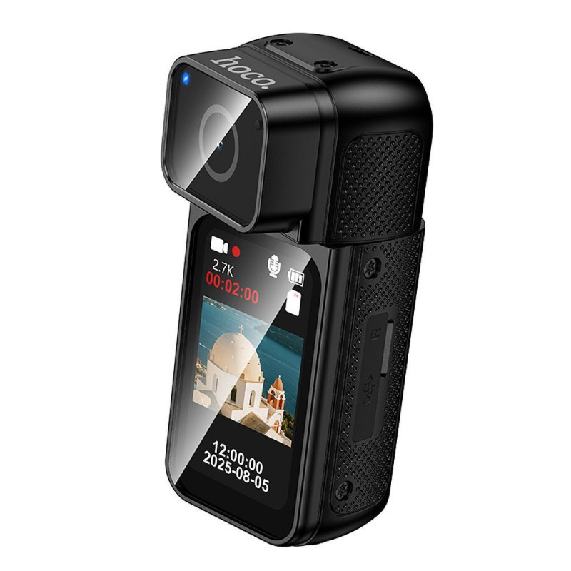 Sports camera Hoco 1,47" IPS 2K/15fps Wi-Fi DV105 black