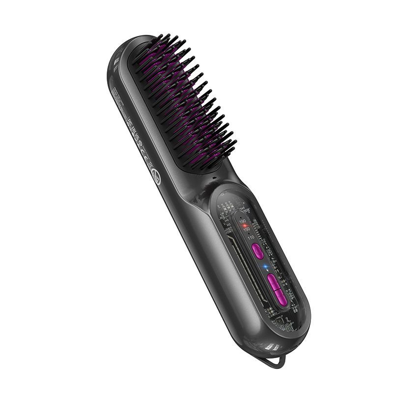Hair straightener Hoco with comb HP45 gray Hair straightener Hoco with comb HP45 gray