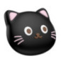 Locator compatible with Apple Find My Hoco Cat shape E91D black