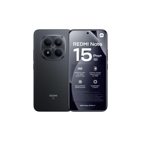 Xiaomi Redmi Note 15 Pro+ 5G Dual Sim 12GB RAM 512GB - Black