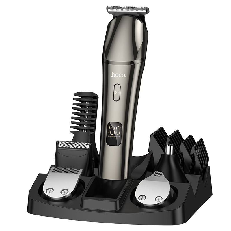 Hair clipper set Hoco HP26 metal gray Hair clipper set Hoco HP26 metal gray