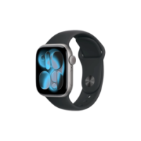 Watch Apple Watch Series 11 (2025) GPS 42mm Space Grey Aluminium Case with Black Sport Band S/M - Black