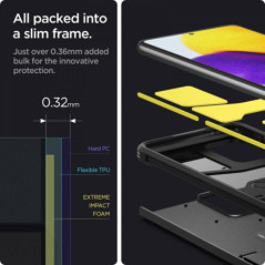 Spigen Tough Armor Galaxy A72 Black