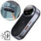 Baseus solar car wireless MP3 music player FM transmitter Bluetooth 5.0 750mAh (TF card / USB / AUX) black (CDMP000001)