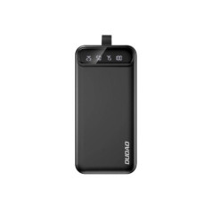 Dudao powerbank 30000 mAh 2x USB / USB-C with LED lamp 10W black (K8s+ black)