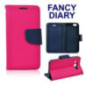 FLIP BOOK CASE FANCY DIARY pink/navyblau für Samsung Galaxy S23