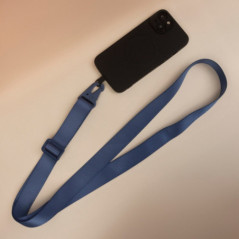 NECKSTRAP Umhängeband navyblau